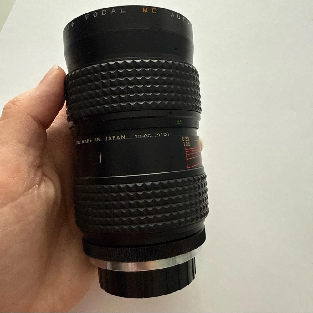 Minolta Makinon? MC Auto Zoom 1:3.5 f=35-105mm No. 782413 Lens Japan case filter